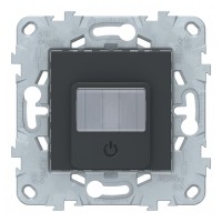 Датчик движения Schneider Electric Unica NEW NU552554 скрытая установка антрацит с выключателем