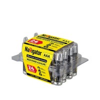 Батарейка Navigator AAA мизинчиковая LR03 1,5 В 1300 мАч (24 шт.)