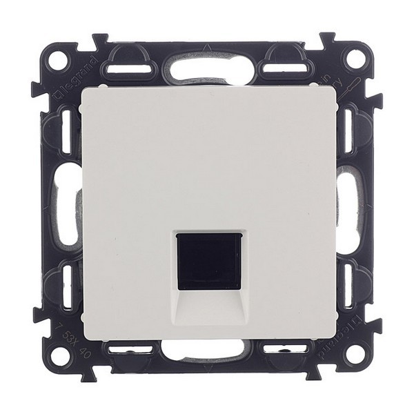 Розетка компьютерная Legrand Valena LIFE 753440 скрытая установка белая один модуль RJ45 cat 5е UTP