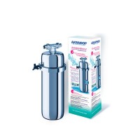 Корпус фильтра Аквафор Викинг для холодной и горячей воды 3/4 НР(ш) х 3/4 НР(ш) хром