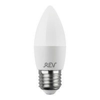 Лампа светодиодная REV 5 Вт E27 свеча С37 2700К теплый белый свет 180-240 В матовая