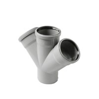 Крестовина Pro Aqua Comfort d50х50х50 мм 45° пластиковая одноплоскостная для внутренней канализации