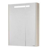 Зеркальный шкаф AQUATON Верди 600х810 мм белый/ясень с подсветкой