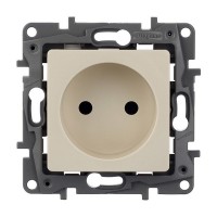 Розетка Legrand Etika 672320 скрытая установка слоновая кость без заземления