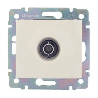 Розетка телевизионная Legrand Valena 695625 проходная скрытая установка слоновая кость