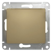 Переключатель Schneider Electric Glossa GSL000471 одноклавишный перекрестный скрытая установка титан IP20