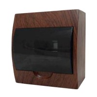 Щит распределительный навесной EKF PROxima ЩРН-П-8 пластиковый IP41 200х184х95 мм 8 модулей темное дерево