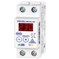 Устройство защиты модульное Меандр УЗМ-50Ц (7436398/11854) 220 В 63 А тип AC 2P