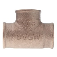 Тройник Viega (264222) 1/2 ВР(г) х 1/2 ВР(г) х 1/2 ВР(г) бронзовый