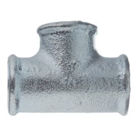 Тройник Gebo (130-4V) 1/2 ВР(г) х 1/2 ВР(г) х 1/2 ВР(г) чугунный оцинкованный