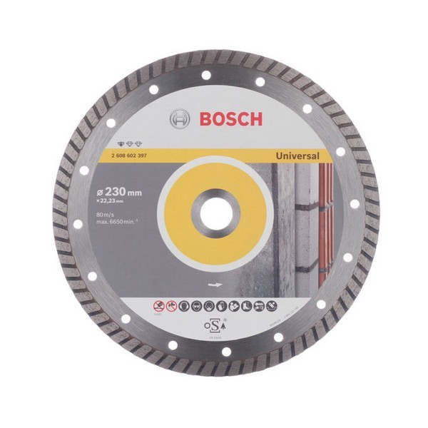 Диск алмазный универсальный Bosch (2608602397) 230x22,2x2,4 мм турбо сухой рез