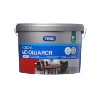 Краска водно-дисперсионная Текс Профи моющаяся основа D 9 л