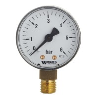 Манометр Watts (10007378) 1/4 НР(ш) радиальный 6 бар d50 мм