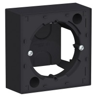 Коробка для наружного монтажа Schneider Electric Atlas Design ATN001000 открытая установка карбон