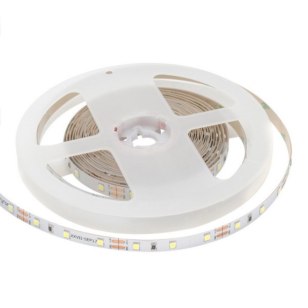 Лента светодиодная SMD 3528 Apeyron 6000К холодный белый свет 24 Вт 12 В IP20 5 м