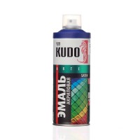 Эмаль аэрозольная Kudo Satin синяя полуматовая RAL 5002 520 мл