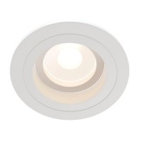 Светильник встраиваемый MAYTONI Atom (DL025-2-01W) GU10 40х92х92 мм 50 Вт 220 В матовый круглый IP 20 белый