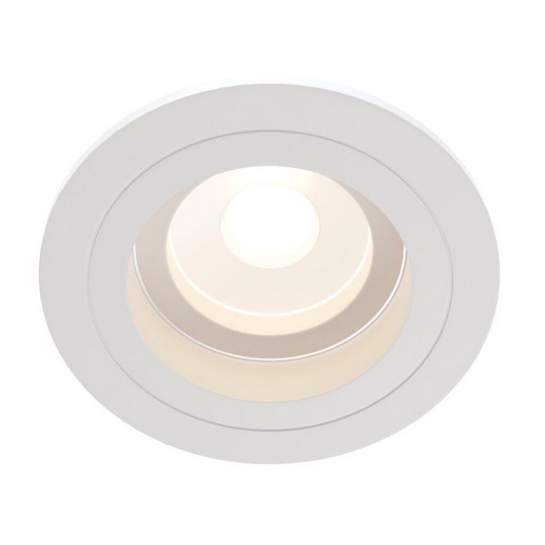Светильник встраиваемый MAYTONI Atom (DL025-2-01W) GU10 40х92х92 мм 50 Вт 220 В матовый круглый IP 20 белый