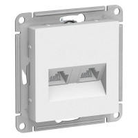 Розетка компьютерная Schneider Electric Atlas Design ATN000185 скрытая установка белая модули RJ45 cat 5 и RJ45 cat 5е