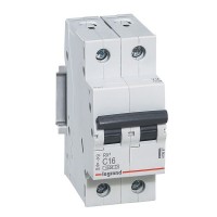 Автоматический выключатель Legrand RX3 (419697) 2P 16А тип C 4,5 кА 220 В на DIN-рейку