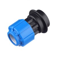 Муфта ПНД Tebo компрессионная переходная 20х3/4 ВР(г)