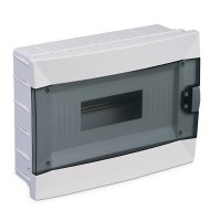 Щит распределительный встраиваемый Makel ЩРВ-П-12 пластиковый IP40 285х225х97 мм 12 модулей с DIN-рейкой и нулевой шиной