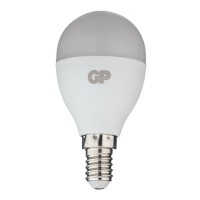 Лампа светодиодная GP 7 Вт E14 шар G45 2700К теплый белый свет 220 В матовая