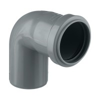 Отвод Pro Aqua Comfort d50 мм 87° пластиковый для внутренней канализации