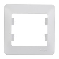Рамка Schneider Electric Glossa GSL000101 oдноместная универсальная белая