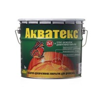 Антисептик Акватекс декоративный для дерева орех 3 л