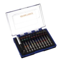 Набор бит Практика (779-004) PH/ PZ/ SL / TORX/ HEX/ Tri-Wing 25/50 мм с адаптером (35 шт.)