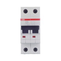 Автоматический выключатель ABB S202 (2CDS252001R0204) 2P 20А тип C 6 кА 400 В на DIN-рейку