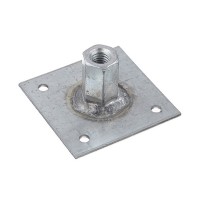 Шайба с муфтой оцинкованная М10 60х60х2 мм