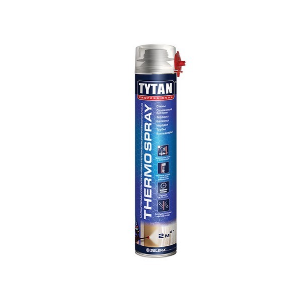 Утеплитель напыляемый полиуретановый Tytan Professional Thermospray профессиональный 870 мл