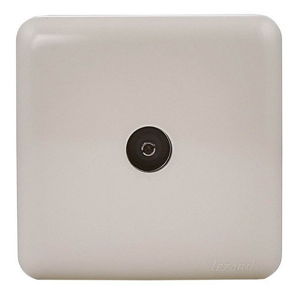 Розетка телевизионная Lezard VIOLA 751-0300-130 оконечная открытая установка крем tv