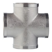 Крестовина VALTEC (VTr.760.N.0006) 1 ВР(г) х 1 ВР(г) х 1 ВР(г) х 1 ВР(г) латунная