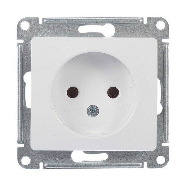 Розетка Schneider Electric Glossa GSL000141 скрытая установка белая без заземления