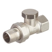 Клапан (вентиль) запорный прямой Oventrop Combi 2 (1091162) 1/2 НР(ш) х 1/2 ВР(г) для радиатора