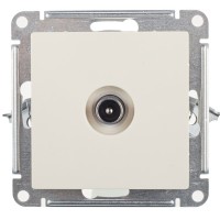Розетка телевизионная Schneider Electric Atlas Design ATN000291 оконечная TV скрытая установка бежевая