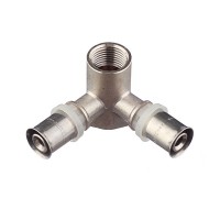 Водорозетка VALTEC (VTm.234.N.160416) проходная 16(пресс) х 1/2 ВР(г)