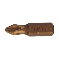 Бита Jettools (W2-11-0252T) PH2 магнитная 25 мм с титановым покрытием (10 шт.)