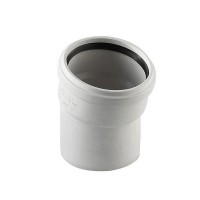 Отвод Pro Aqua Stilte Plus d110 мм 15° пластиковый шумопоглощающий для внутренней канализации
