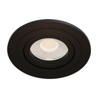 Светильник встраиваемый MAYTONI Atom (DL023-2-01B) GU10 60х92х92 мм 50 Вт 220 В матовый круглый IP 20 черный