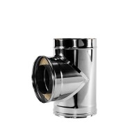 Тройник Вулкан V50R 90° х d120х220 мм с изоляцией AISI 321/304