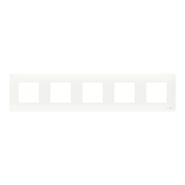 Рамка Schneider Electric Unica NEW STUDIO NU201018 пятиместная универсальная белая