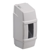 Щит распределительный навесной Makel ЩРН-П-1/2 пластиковый IP40 130х45х50 мм 2 модуля с пломбой