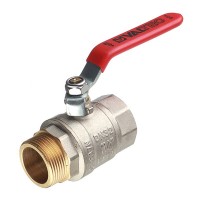 Кран шаровой латунный VALTEC Base (VT.215.N.07) 1 1/4 ВР(г) х 1 1/4 НР(ш) ручка прямой