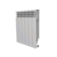 Радиатор алюминиевый Royal Thermo MONOBLOCK 500 мм 6 секций 1" боковое подключение белый