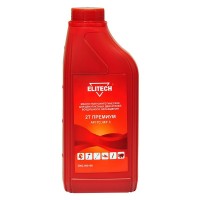 Масло Elitech (2002.000100) 1 л для 2-х тактных двигателей полусинтетическое