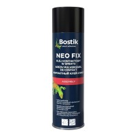 Клей-спрей контактный универсальный Bostik Neo Fix прозрачный 500 мл